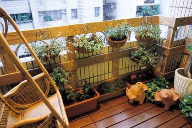 陽臺(tái)變大花園
